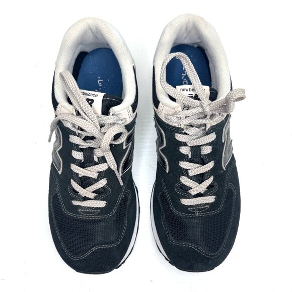 New Balance 574 Suede Classics Comfort Sneakers Mens 8.5 Black ML574EVB - Picture 6 of 7